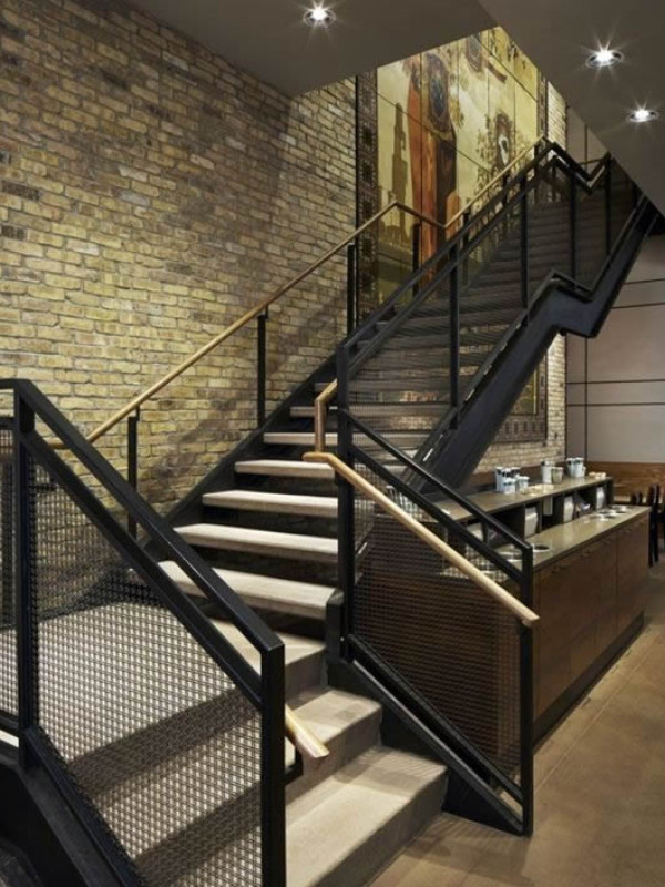 Ограждение металлическое лофт 4 купить на заказ Ограждение металлическое лофт 4